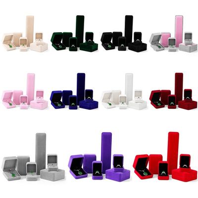 Wholesale Manufacturing Luxury Jewelry กล่องบรรจุสินค้าบุคคลสรรค์ สร้อยคอ สร้อยข้อมือ แหวนบรรจุสินค้ากล่องเครื่องประดับผ้าห่ม พร้อมโลโก้