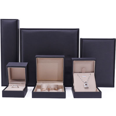 ซื้อ สัญลักษณ์ที่กําหนดเอง โนเบล สลิค PU กล่องบรรจุเครื่องประดับหนัง online manufacture