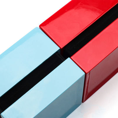 Hanhong Square Spray Paint กล่องเครื่องประดับหลายสี พร้อมพิมพ์แสงและผ้าไหม