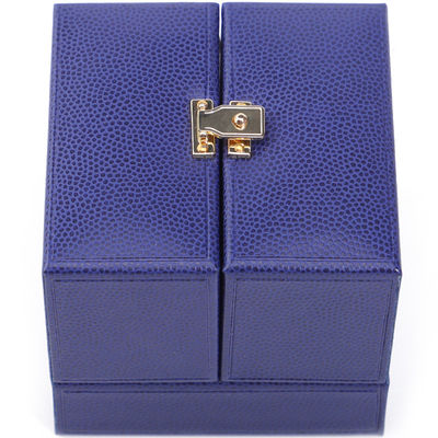 กล่องอัญมณีผ้าห่มสําหรับการบรรจุของใช้งานหรูหรา