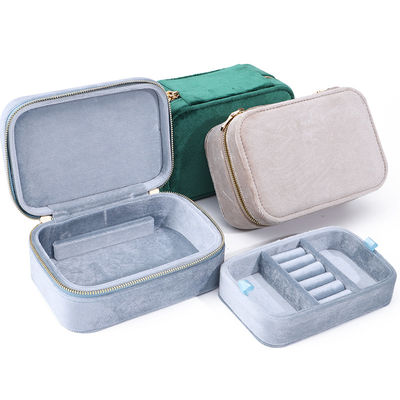 ซื้อ กล่องเก็บเครื่องประดับผ้าห่มอลังการ สําหรับหูหูที่กําหนดเอง สร้อยคอและแหวน สไตล์ใหม่ที่สุด online manufacture
