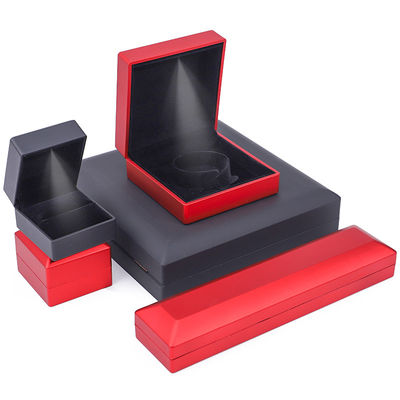 กล่องบรรจุเครื่องประดับสัญลักษณ์ Hanhong Velvet Stud Earrings Necklace Bracelet Box กล่องบรรจุเครื่องประดับ