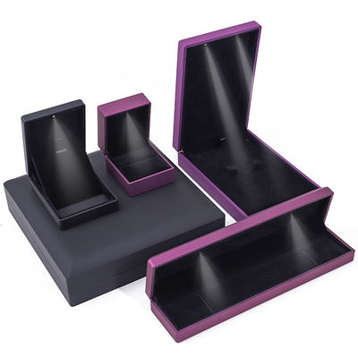 กล่องบรรจุเครื่องประดับสัญลักษณ์ Hanhong Velvet Stud Earrings Necklace Bracelet Box กล่องบรรจุเครื่องประดับ