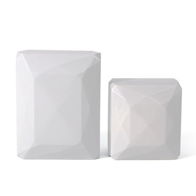 ซื้อ Hanhong Luxury Ring Box Custom Logo PU พลาสติก สีขาว กล่องเก็บเครื่องประดับ พร้อมแสง LED online manufacture