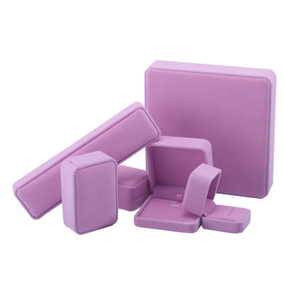กล่องเครื่องประดับคุณภาพ hign hign ปลายทําด้วยมือกล่องเครื่องประดับสีชมพูหอมสําหรับชุดเครื่องประดับ
