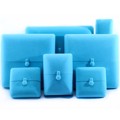 ซื้อ Sky Blue Velvet Hanhong Custom Logo เครื่องประดับกล่องบรรจุของขวัญ online manufacture