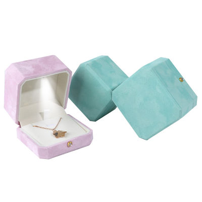 Hanhong Custom Rings กล่องเครื่องประดับบรรจุด้วยขนาดที่กําหนดเองและโลโก้ของลูกค้า