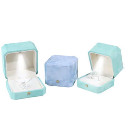 Hanhong Custom Rings กล่องเครื่องประดับบรรจุด้วยขนาดที่กําหนดเองและโลโก้ของลูกค้า
