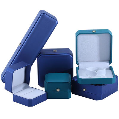 กล่องเครื่องประดับในวัสดุหนัง Hanhong Custom High End Gift Box สําหรับสินค้าหรู