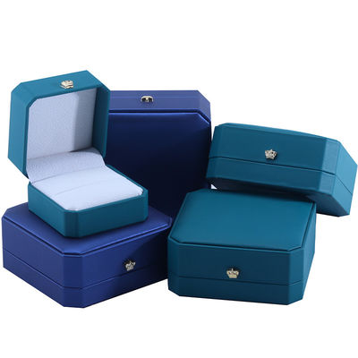 กล่องเครื่องประดับในวัสดุหนัง Hanhong Custom High End Gift Box สําหรับสินค้าหรู