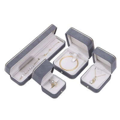 ซื้อ โลโก้สแตมปิ้งร้อน Hanhong สีเทา กล่องเครื่องประดับที่กําหนดเองสําหรับสร้อยเอ็ดข้อมือ online manufacture