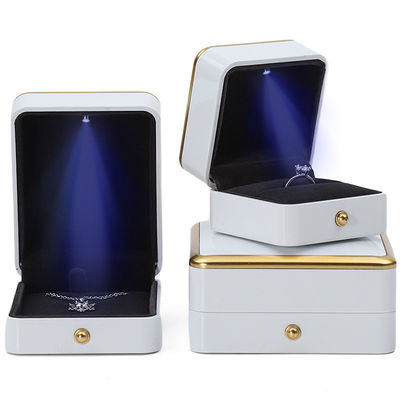 ราคาสูง Luxury Light Up กล่องเครื่องประดับ กล่องเก็บเครื่องประดับ