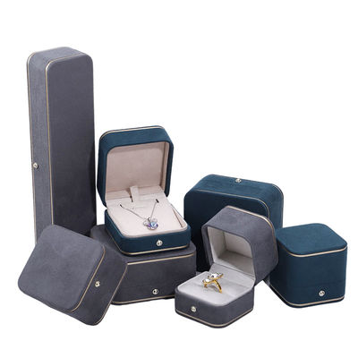 กล่องเครื่องประดับ Hanhong Custom Velvet Box สําหรับสร้อยคอ สร้อยข้อมือ หูหูและแหวน