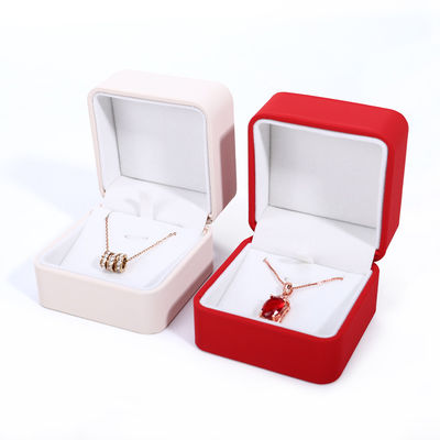 ซื้อ กล่องสร้อยคอหนัง PU ที่กําหนดเอง สําหรับบรรจุเครื่องประดับหรู online manufacture