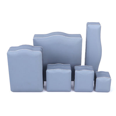 ซื้อ สีเทา PU ผิวหนัง กล่องเครื่องประดับหรู สําหรับวงแหวน สร้อยคอ แบรนเซ็ต Packaging by Hanhong online manufacture