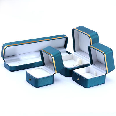 ซื้อ 10*10*5.5cm กล่องเครื่องประดับหนังหรูทําด้วยมือ สําหรับเครื่องประดับปลาย online manufacture