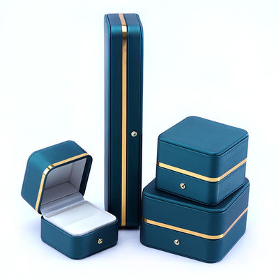 10*10*5.5cm กล่องเครื่องประดับหนังหรูทําด้วยมือ สําหรับเครื่องประดับปลาย