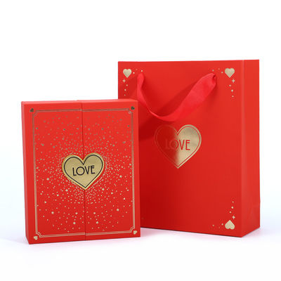 ซื้อ หัวใจทรงดอกกุหลาบสีแดงกล่องเครื่องประดับ Packaging สําหรับวันวาเลนไทน์ Necklace online manufacture