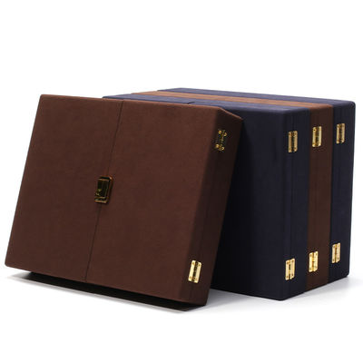 บรรจุภัณฑ์หรู กล่องเครื่องประดับไมโครไฟเบอร์ สําหรับแหวน สตูดหูข้อมือ แขนและคอ