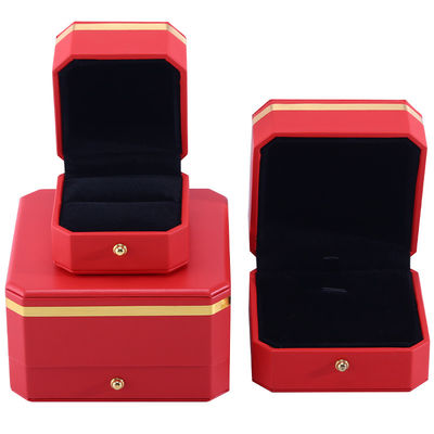 ซื้อ กล่องบรรจุของชั้นสูง สีแดงทรงแปดเหลี่ยม สีหนังพีอี online manufacture