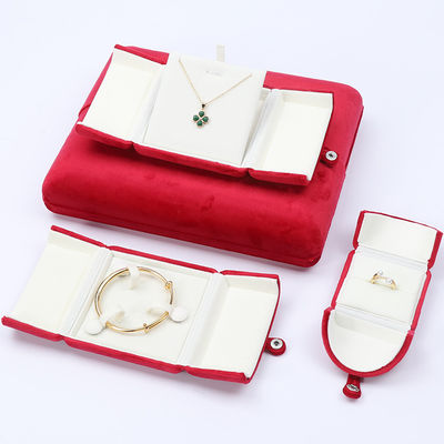 ซื้อ กล่องเครื่องประดับสีแดง กล่องบรรจุของหรู กล่องเก็บของ online manufacture
