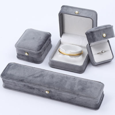 ซื้อ กลมมมุมสีเทา พระมงคลเครื่องประดับ กล่องเครื่องประดับผ้าห่ม กล่องบรรจุเครื่องประดับหรู online manufacture