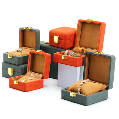 ซื้อ ซอฟท์ทัช แวลเวท กล่องเครื่องประดับ Packaging Sets Multi Color สําหรับเก็บนาฬิกาหรู online manufacture