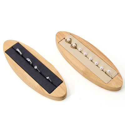 โปรโมชั่นหลายประการ ไม้แข็งโอวาล เครื่องประดับจอแสดงสําหรับแหวนหู Studs การแสดง