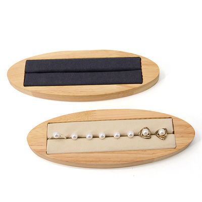 โปรโมชั่นหลายประการ ไม้แข็งโอวาล เครื่องประดับจอแสดงสําหรับแหวนหู Studs การแสดง