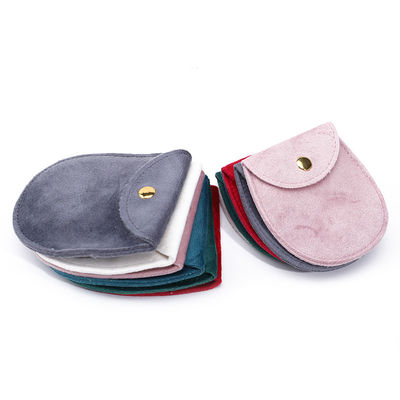 กระเป๋าเครื่องประดับผ้าห่มทรงไข่เรียบ