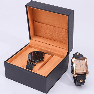ซื้อ กล่องเก็บนาฬิกาหนัง PU ที่มีสไตล์ มีชั้นเปลือกอ่อน online manufacture