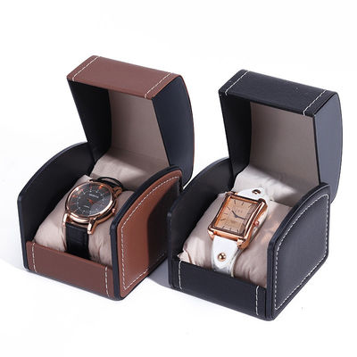 ซื้อ Flip Open Deluxe Handmade Leather Watch Case เงินทรัพย์ แพคเกจ ผ้าปิดนาฬิกา online manufacture