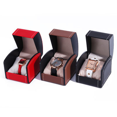 Flip Open Deluxe Handmade Leather Watch Case เงินทรัพย์ แพคเกจ ผ้าปิดนาฬิกา