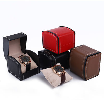 Flip Open Deluxe Handmade Leather Watch Case เงินทรัพย์ แพคเกจ ผ้าปิดนาฬิกา