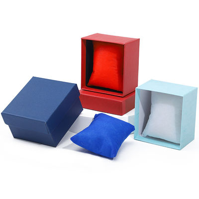 ซื้อ กล่องนาฬิกากระดาษเมล็ด Twill Single Slot Packaging with Detachable Pillow กล่องนาฬิกา online manufacture