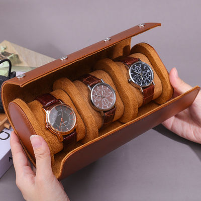 ซื้อ กล่องบรรจุของหลายเซลล์ PU หนังเก่ง ห้องเก็บนาฬิกา online manufacture