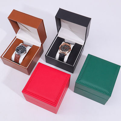 ซื้อ กล่องบรรจุนาฬิกาหนังปลอมสแควร์ กล่อง Casio กันฝุ่นอร่อยสําหรับของขวัญ online manufacture