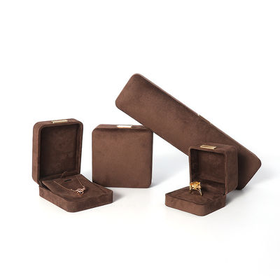 hign end หรูหรา flannel velvet เครื่องประดับกล่องสําหรับสายแขน สร้อยคอ แหวนหู