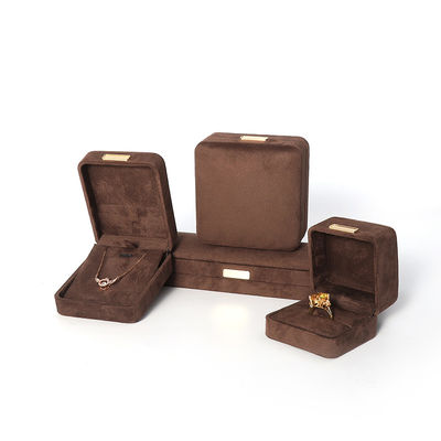 hign end หรูหรา flannel velvet เครื่องประดับกล่องสําหรับสายแขน สร้อยคอ แหวนหู