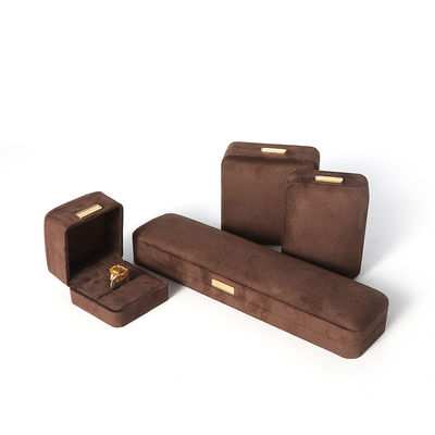 hign end หรูหรา flannel velvet เครื่องประดับกล่องสําหรับสายแขน สร้อยคอ แหวนหู