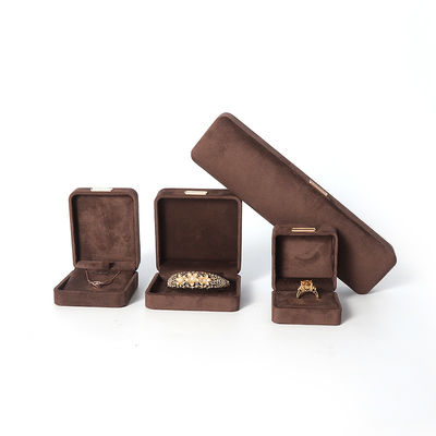 hign end หรูหรา flannel velvet เครื่องประดับกล่องสําหรับสายแขน สร้อยคอ แหวนหู