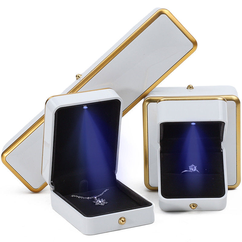 ราคาสูง Luxury Light Up กล่องเครื่องประดับ กล่องเก็บเครื่องประดับ