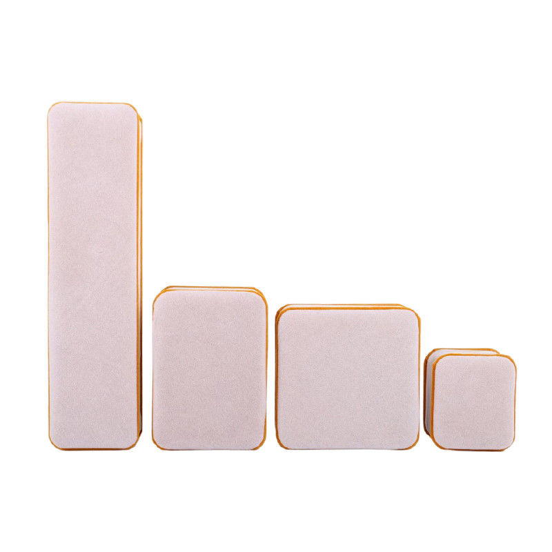 กล่องบรรจุเครื่องประดับสีแพรคอตสีแพรคอตสําหรับชั้นสองและขนาด 6*5.5*5cm