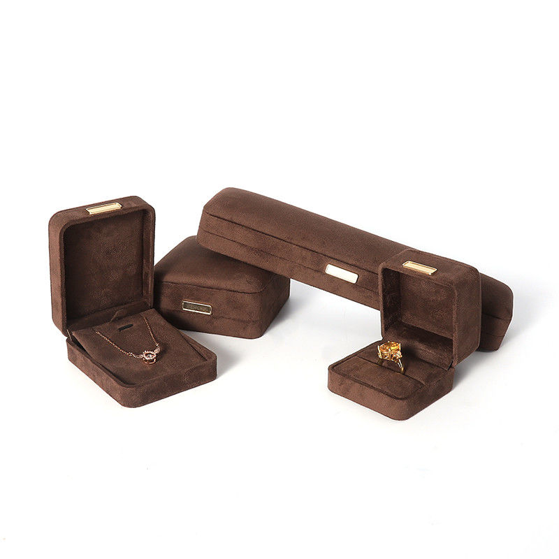 hign end หรูหรา flannel velvet เครื่องประดับกล่องสําหรับสายแขน สร้อยคอ แหวนหู