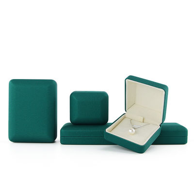 กล่องเครื่องประดับ สร้อยคอเหล็กกล่องแหวนสําหรับขนาดที่กําหนดเอง เกรด Hanhong Emerald