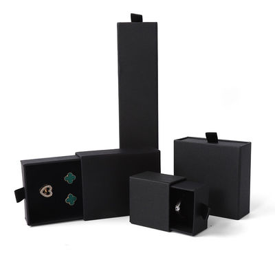 กล่องเครื่องประดับทรงสี่เหลี่ยม กล่องกระดาษสี่เหลี่ยมสีชมพู ที่เป็นมิตรต่อสิ่งแวดล้อม